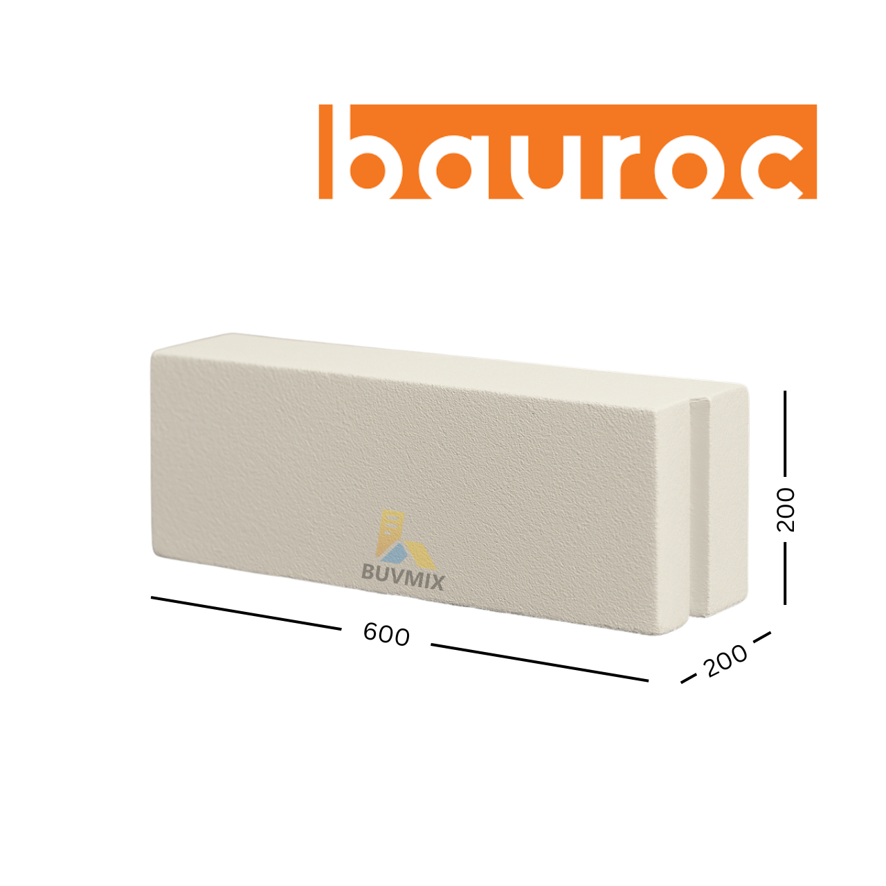 Bauroc Hard 5MP Autoclaved Aerated Concrete Blocks