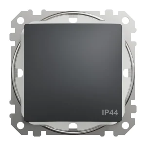 SLĒDZIS IP44 SEDNA 10AX ANTRACĪTS