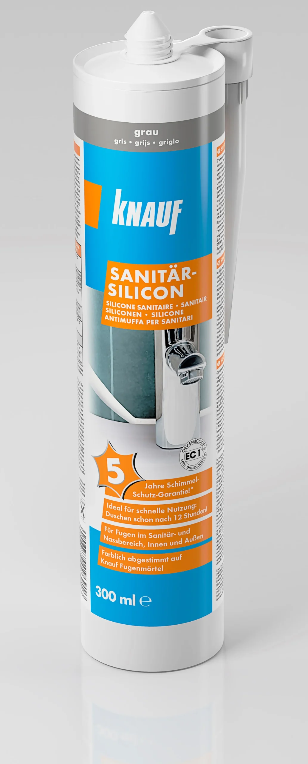 SILIKONS KNAUF SM.PELĒKS 300 ML