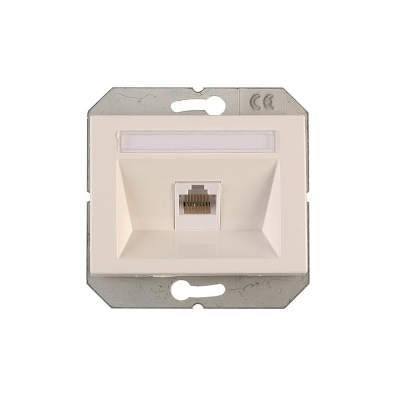 TEL/DAT.L.1V.B/R KLRJ45-15E2-02 WHITE