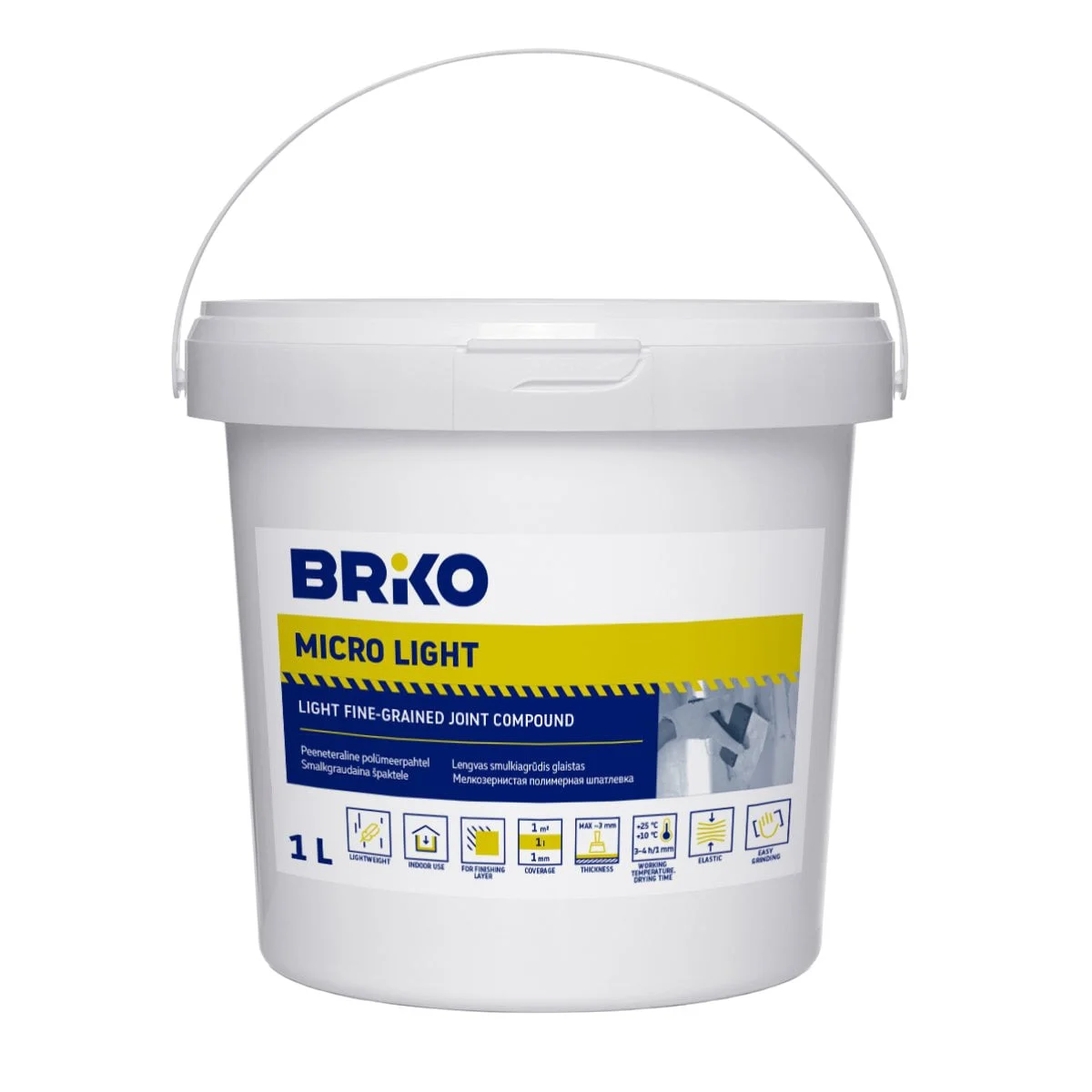 SPACKLE BRIKO SM 1L COARSE GRAIN