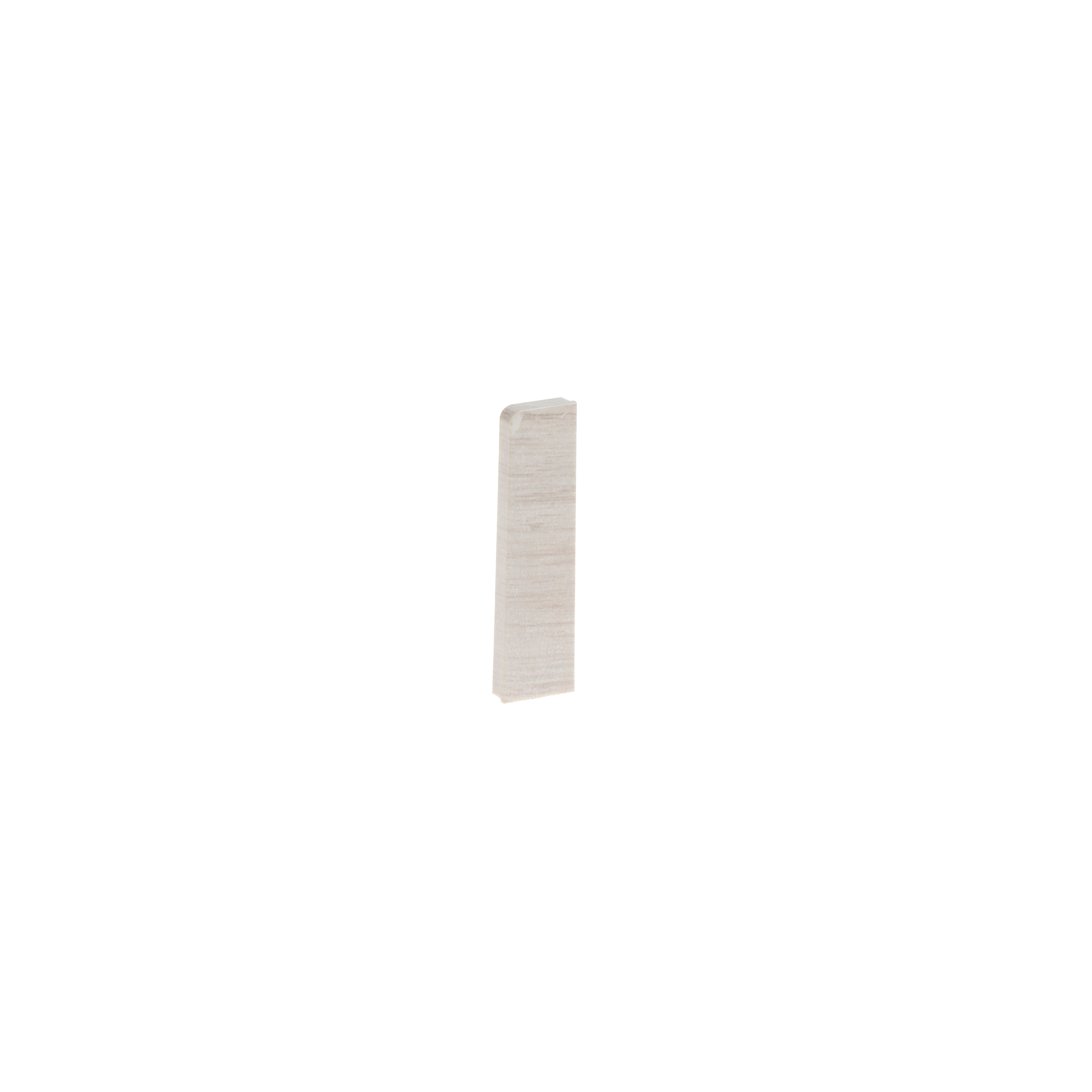 PVC SKIRTING BOARD END PIECE 502 GRAY 2PCS