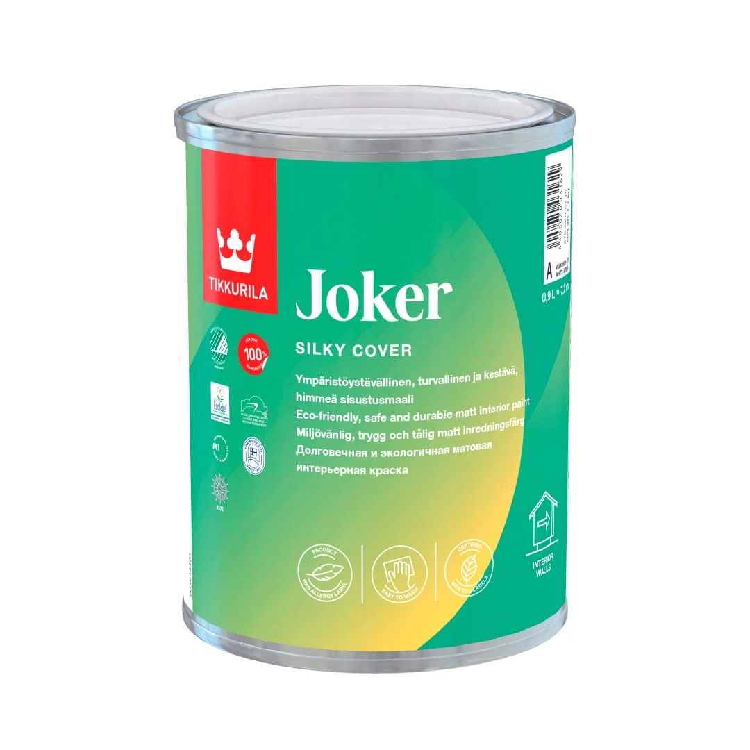 KRĀSA SIENĀM JOKER 0,9L A-BALTA