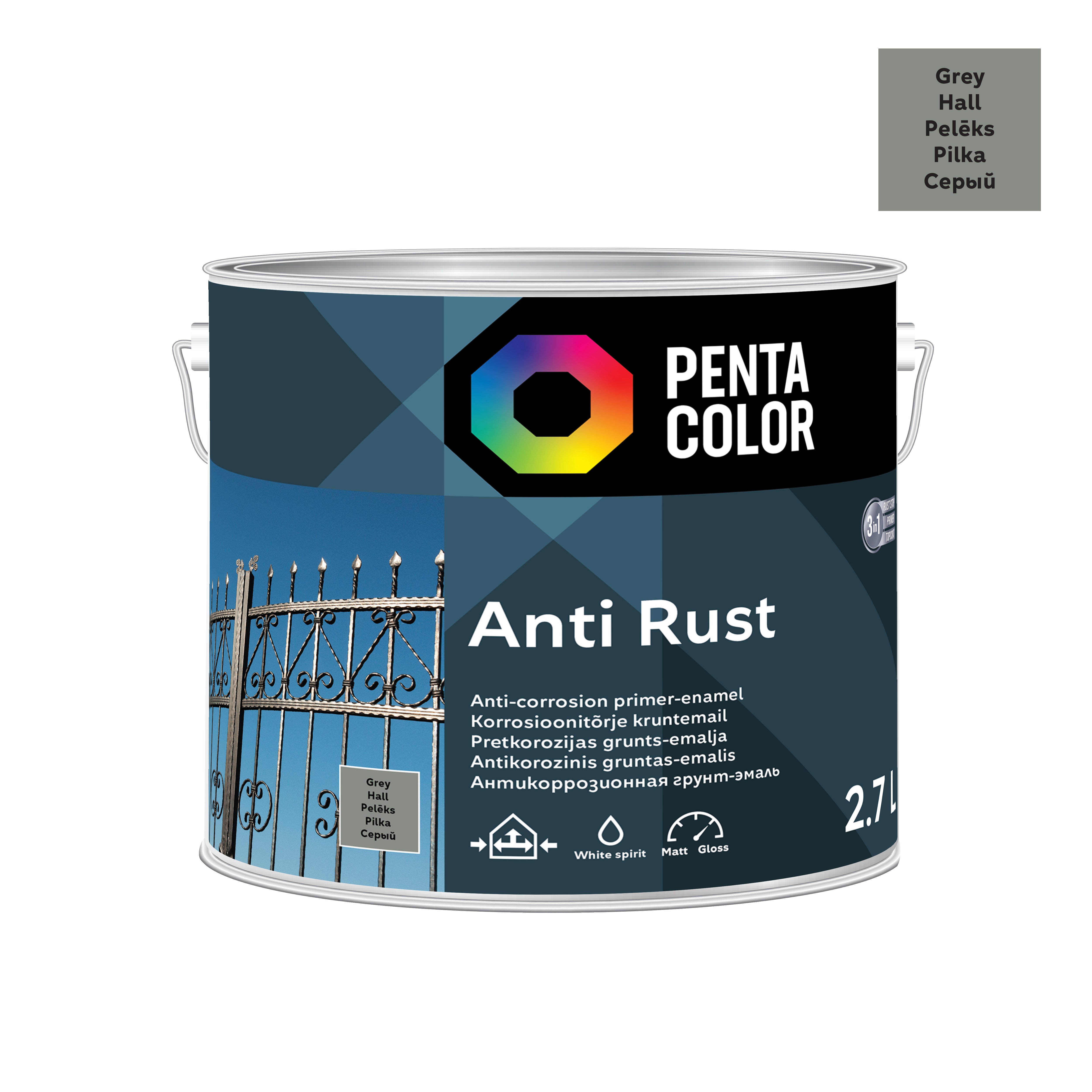 GRUNTS-EMALJA ANTIRUST 2.7L PEL