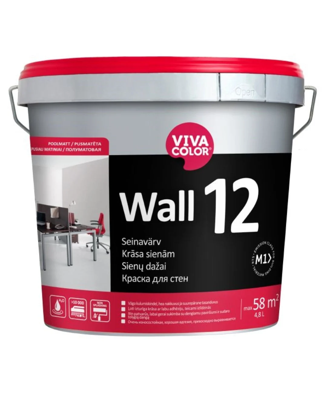 WALL PAINT 12 A MATTE 4.8L