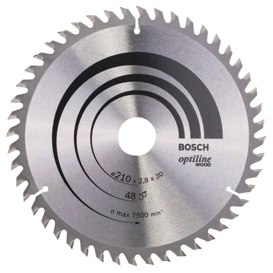 ДИСКИ ЦИРКУЛЯРНОЙ ПИЛЫ 210X30MM OPTILINE WOOD