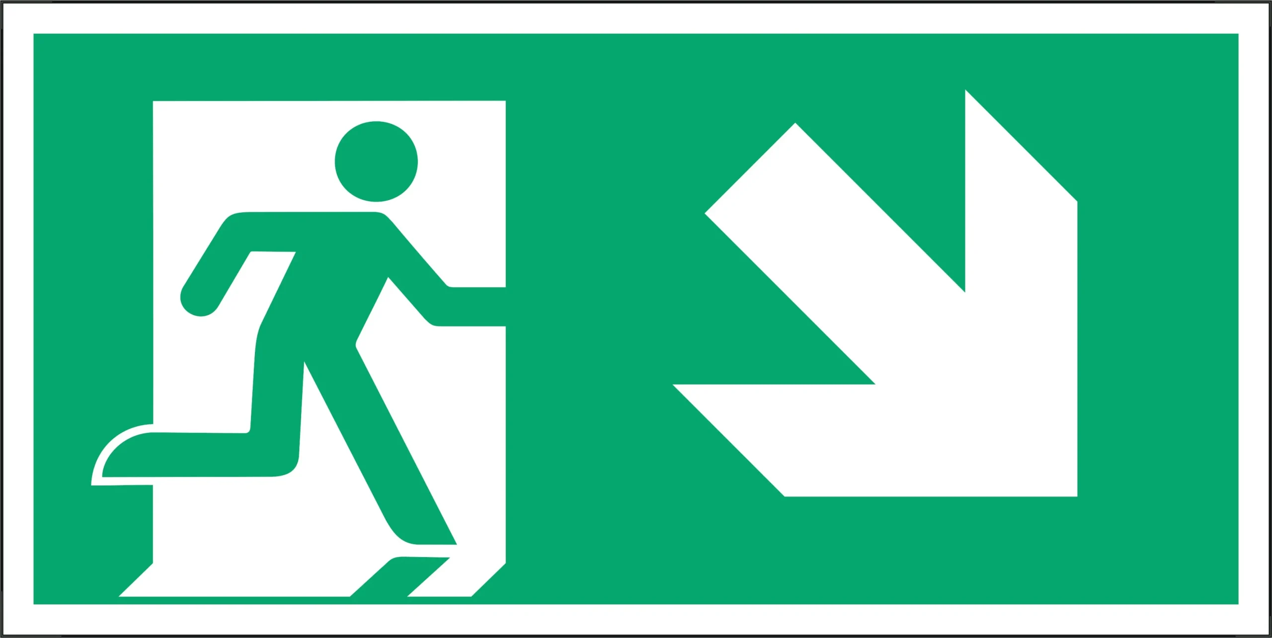 STICKER DIRECTION DOWN TO THE RIGHT 20X10