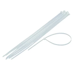 KABEĻU SAVILCES 7.5X370MM BALTAS 100GAB