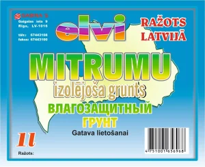 GRUNTS MITRUMIZOLĒJOŠA ZILĀ KR 3L