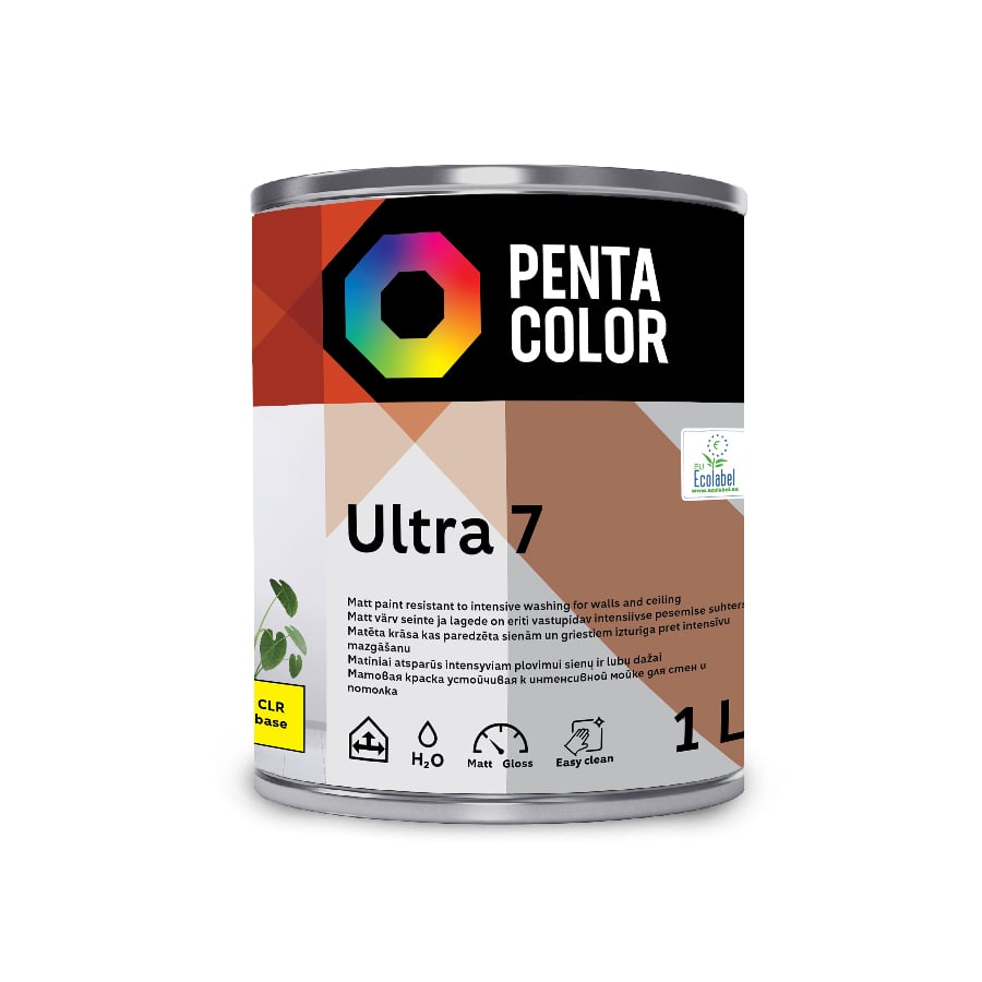 KRĀSA PENTACOLOR ULTRA 7 CLR BĀZE 1 L