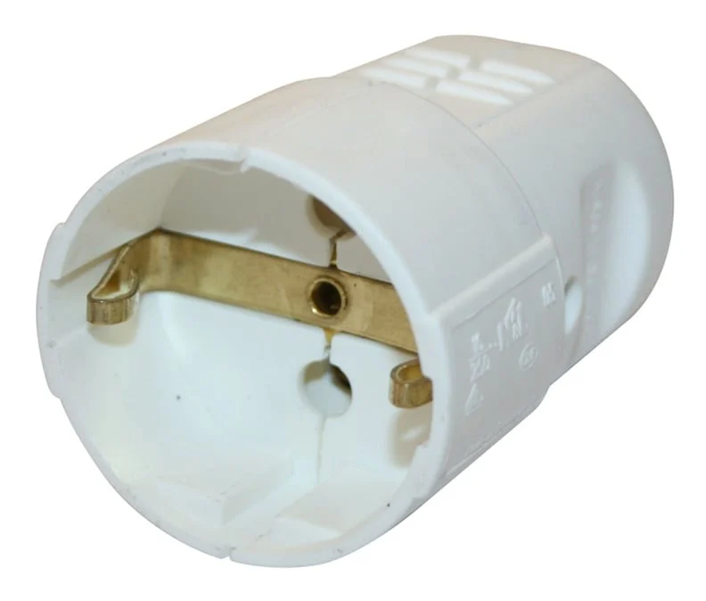 CONTACT SOCKET 01553 IP20 WHITE