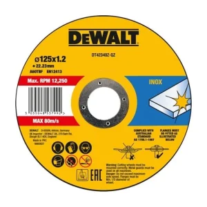 DISKS NER.TĒR.DEWALT DT42340Z-QZ 125X1.2
