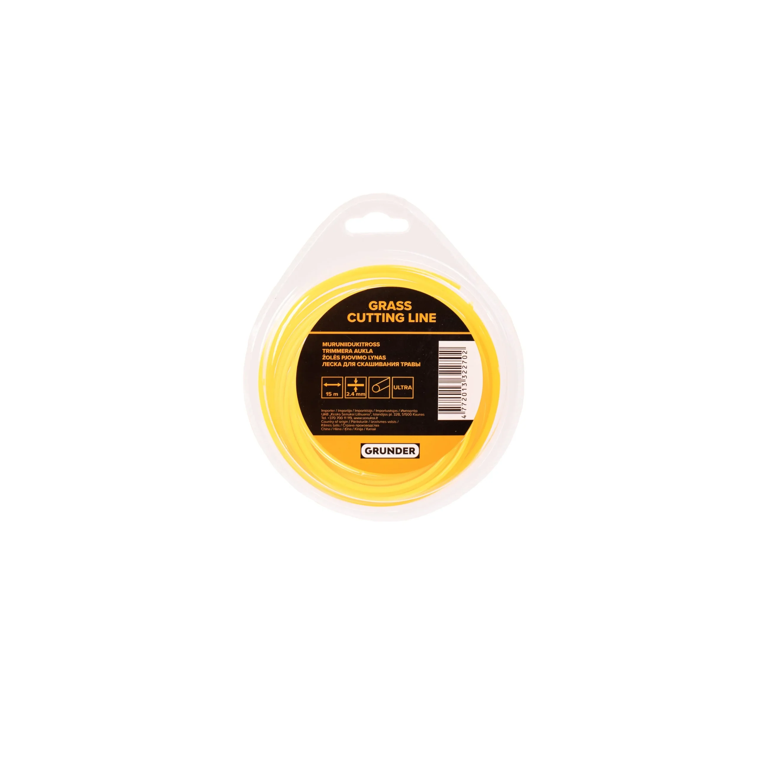 ZĀLES PĻĀVĒJA 2.4 MM 15 M APAĻA ULTRA
