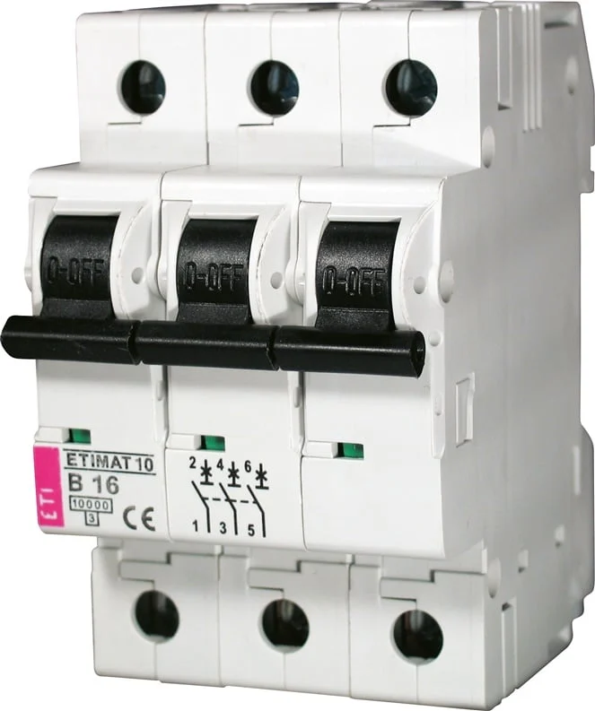 AUTOMATIC SWITCH ETIMAT10 B16A 3P