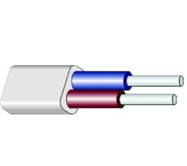 CABLE AVVG 2X4.0 WHITE (100)