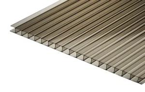 POLIKARBONĀTA LOKSNE 10X2000X1050 BRONZ.