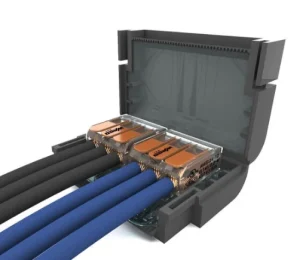 KĀRBA SHELLBOX3-V. AR SPAILI 0.2-4MM2 G