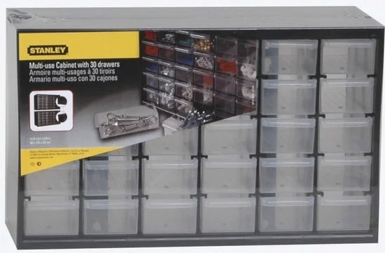 ORGANIZERS WITH 25 COMPARTMENTS. STANLEY 1-93-980