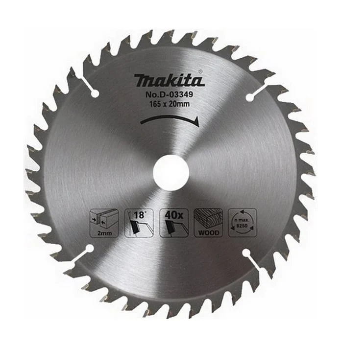 SAW BLADE 165X20X2MM 40Z