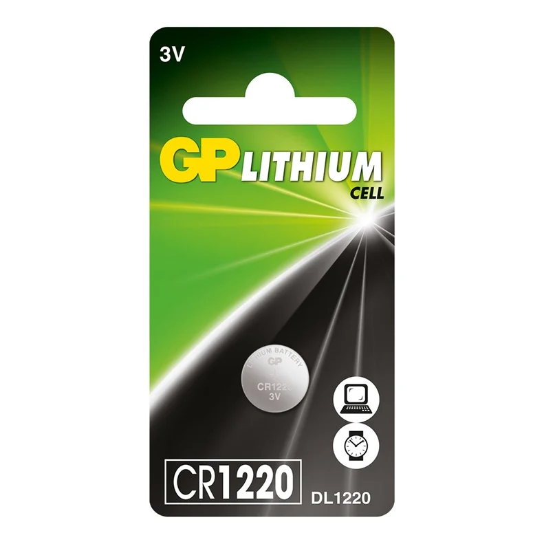 LITHIUM BATTERY GP CR1220 3V
