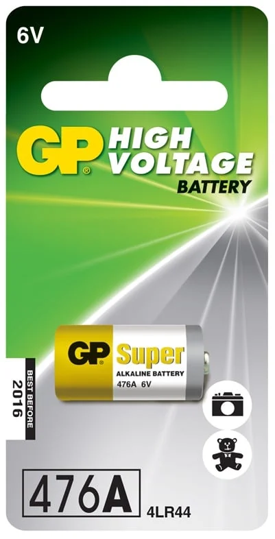 BATTERY GP476A 4LR44 6V 105MAH (2)