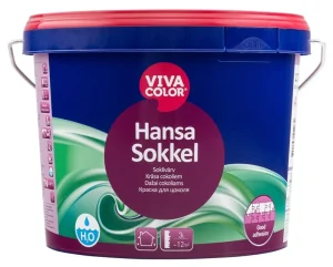 КРАСКА ДЛЯ ЦОКОЛЕЙ HANSA SOKKEL A 2,7L