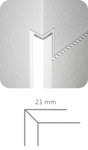 PVC OUTDOOR ANGLE B1 WHITE 2.7M (15)