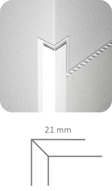 PVC OUTDOOR ANGLE B1 WHITE 2.7M (15)
