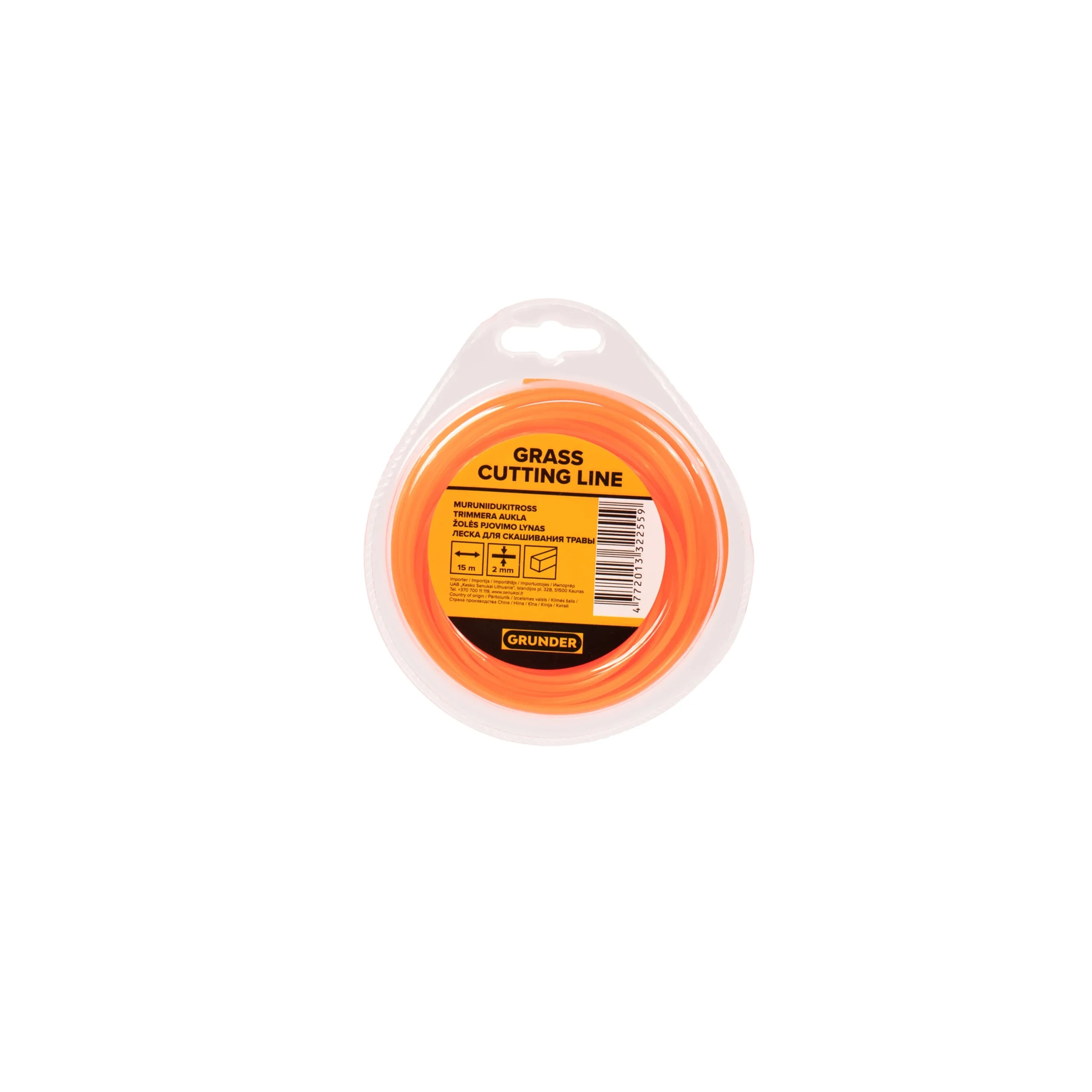 ZĀLES PĻĀVĒJA 2.0 MM 15 M KVADR ECO