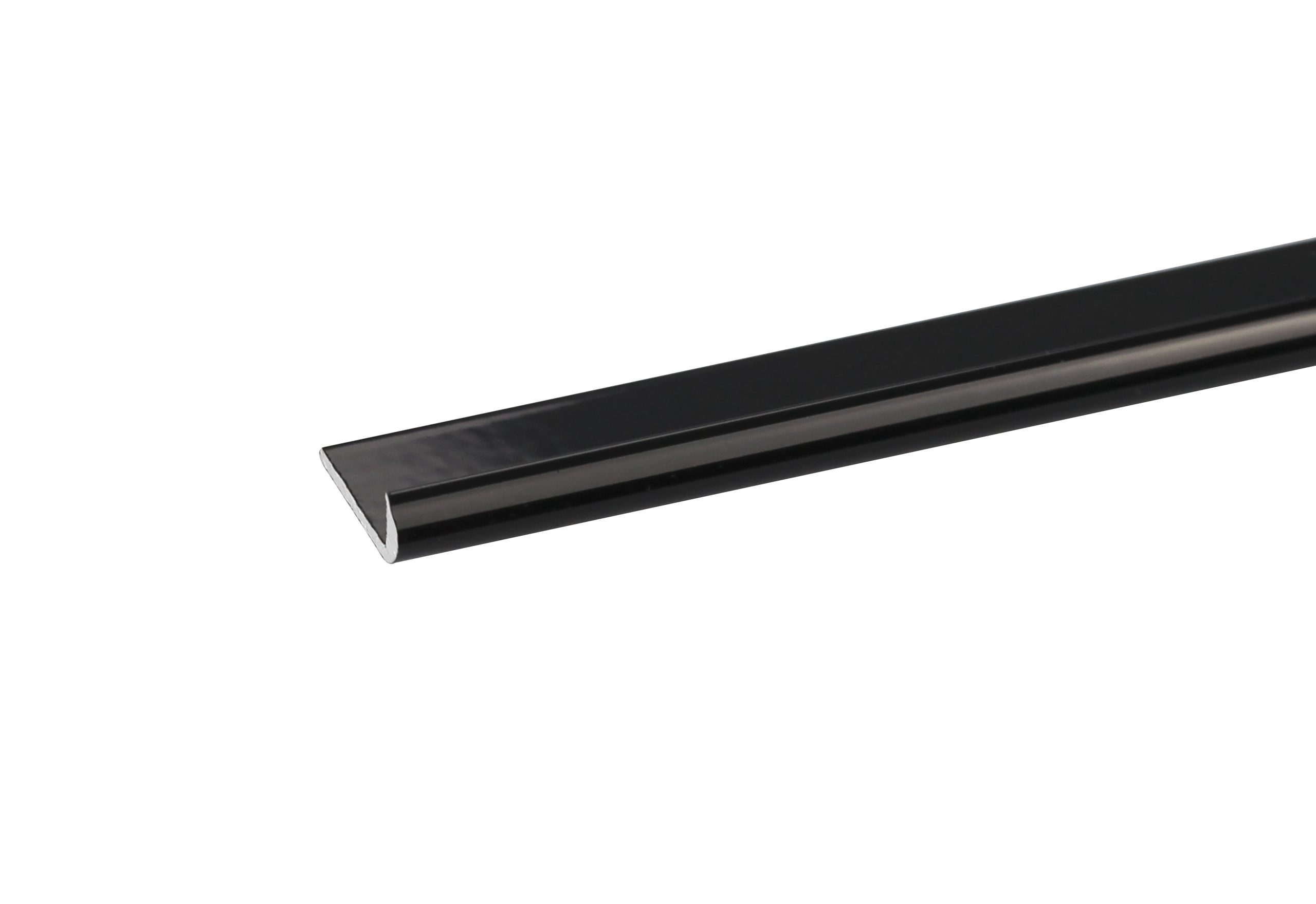 PROFILE J ALUM.BLACK 1000X18MM