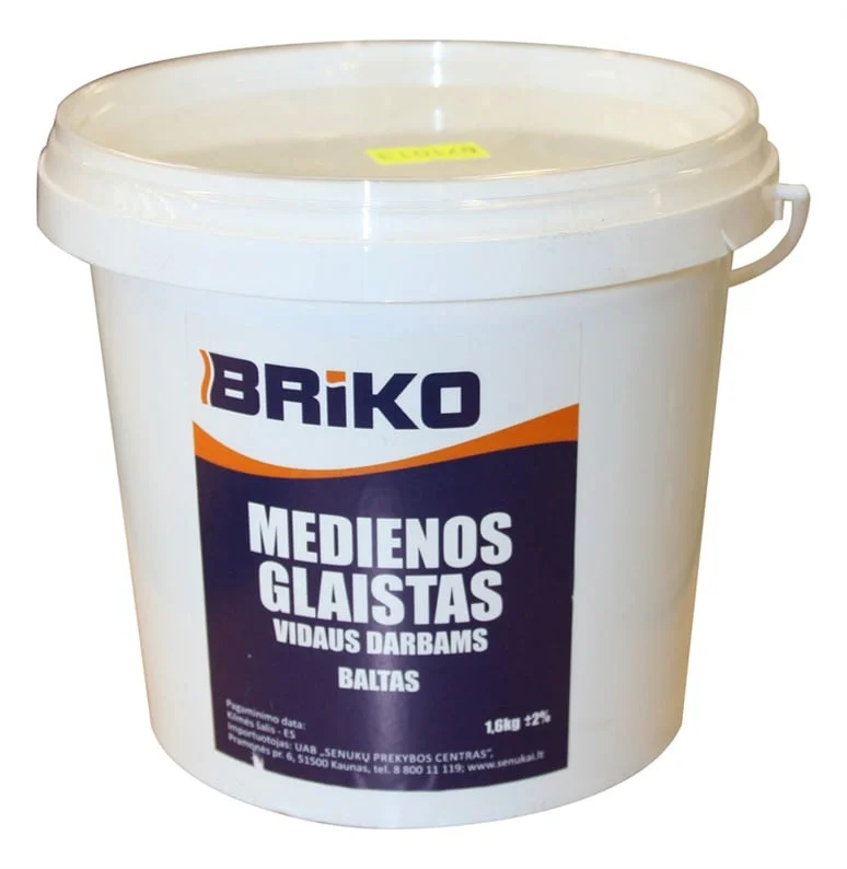 BRICK PUTTY FOR WOOD WHITE 1.6KG