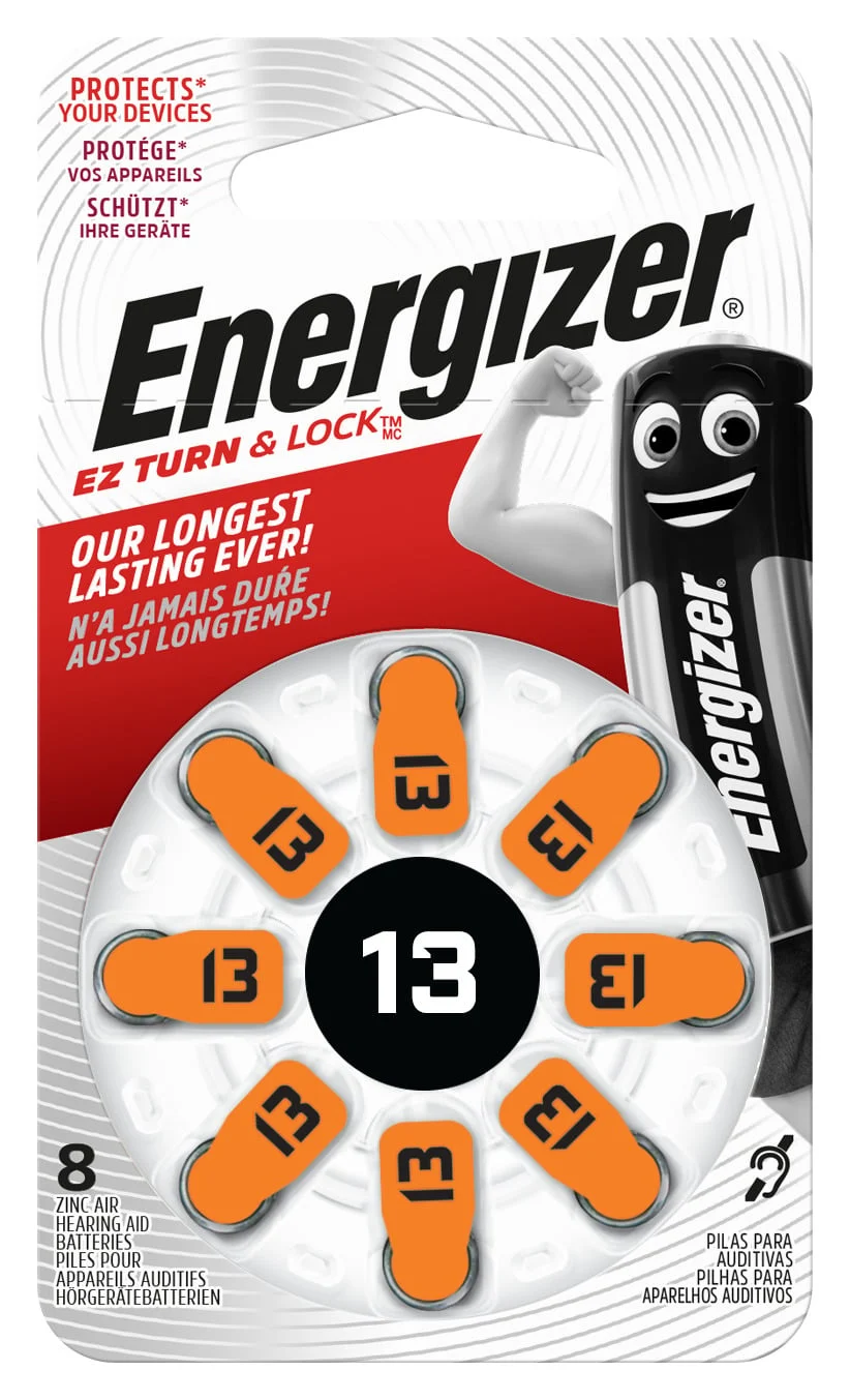 БАТАРЕЯ ENERGIZER 13 ZINC AIR TL8