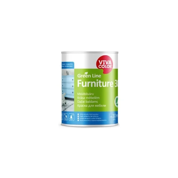 КРАСКА GREEN LINE FURNITURE 30 C 0,9L