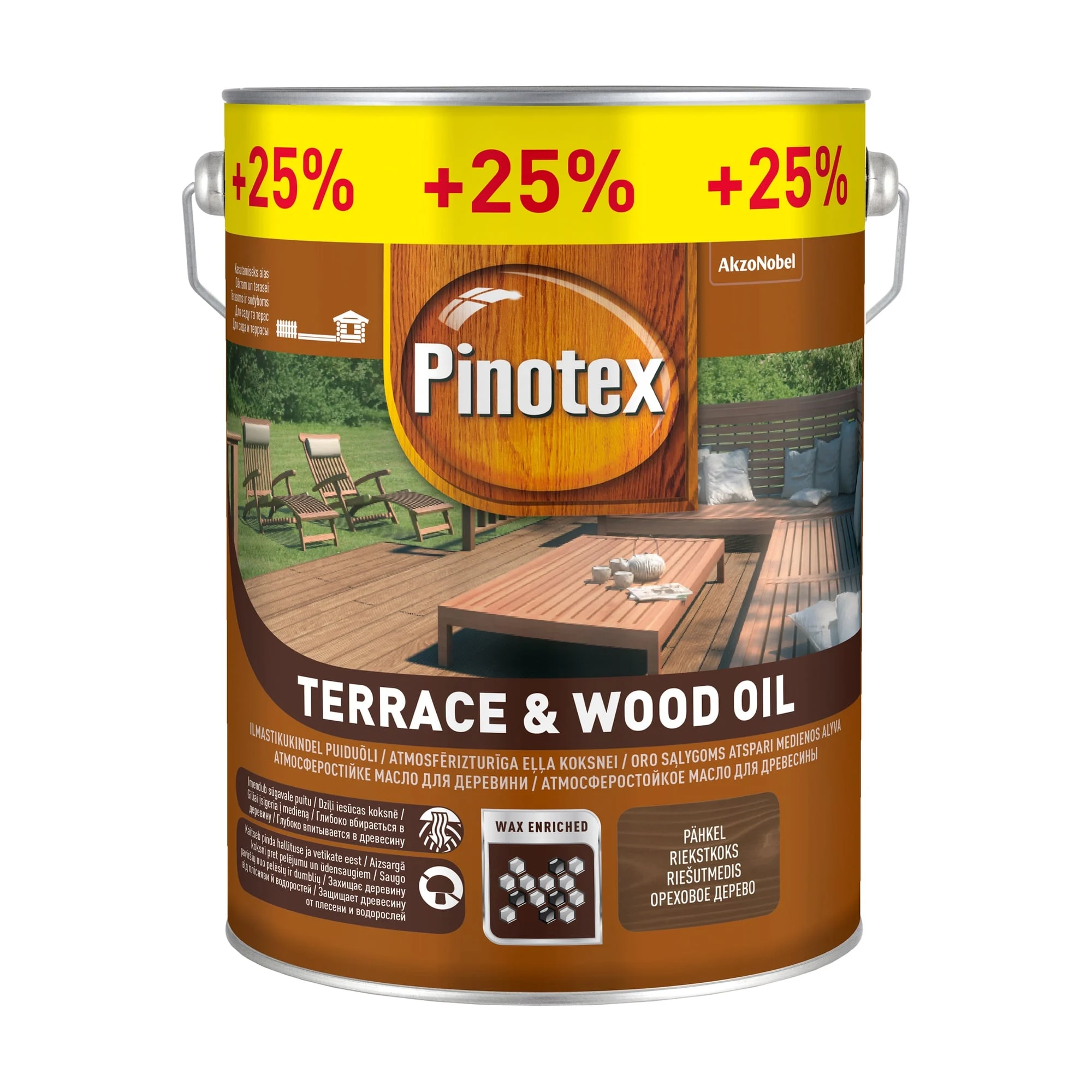 TERRACE OIL FOR DECKING OAK 4+1L