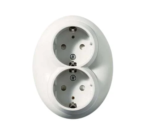 РОЗЕТКА SCHNEIDER RENOVA 1+1 Z/K БЕЛАЯ
