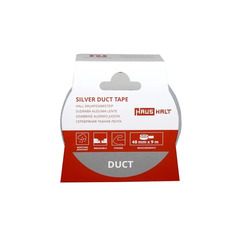 ADHESIVE TAPE HAUSHALT 48 MM 9M SILVER