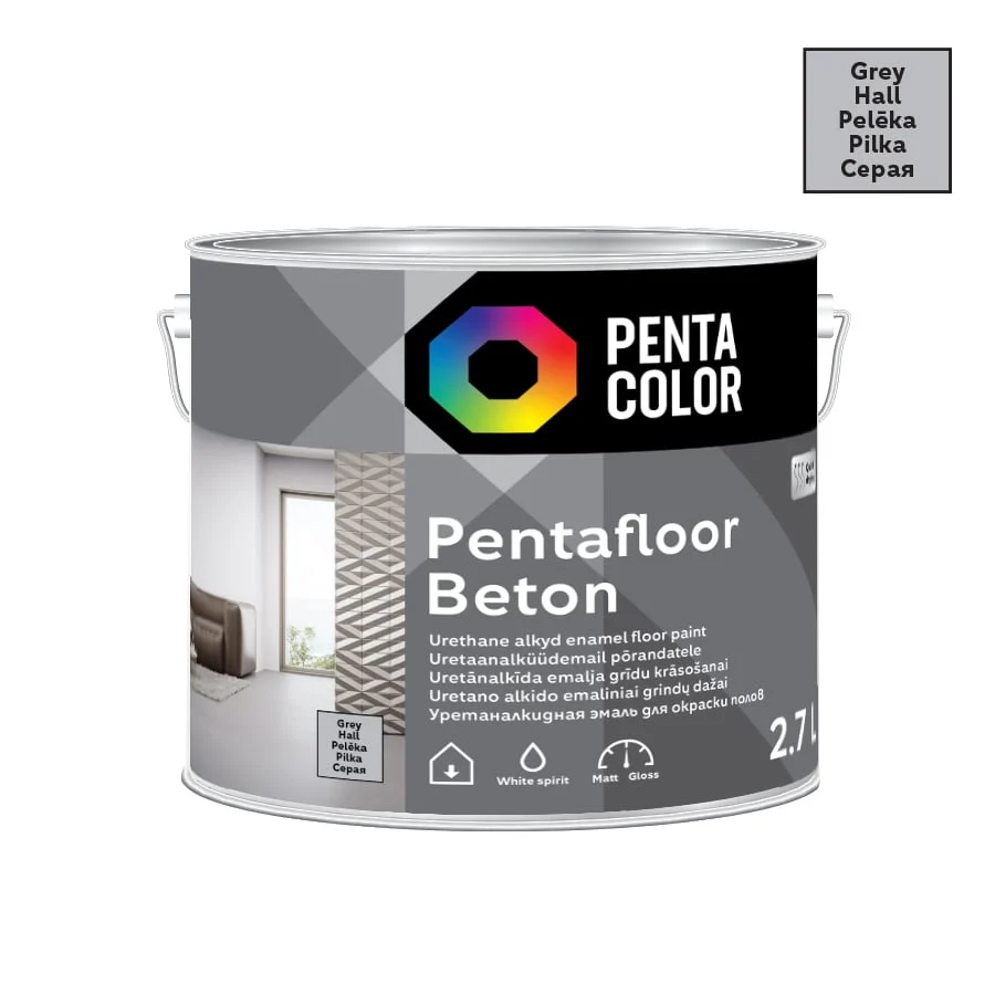 KRĀSA GRĪDAS PENTAFLOOR PELĒKA 2.7L