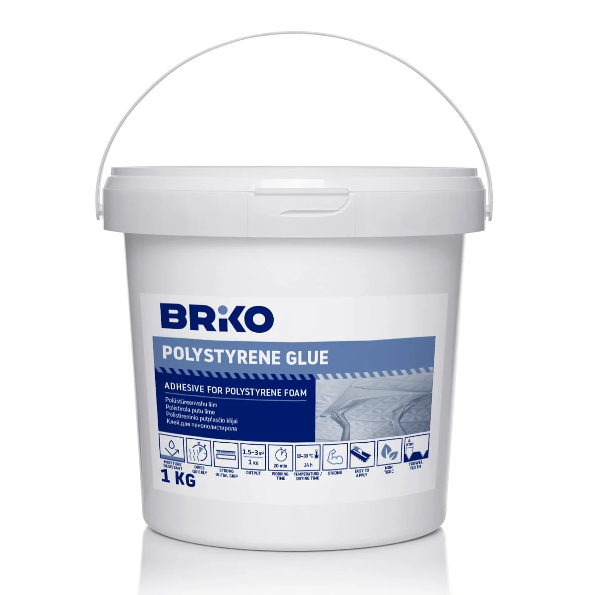 GLUE BRIKO POLYFIXCEILING 1KG