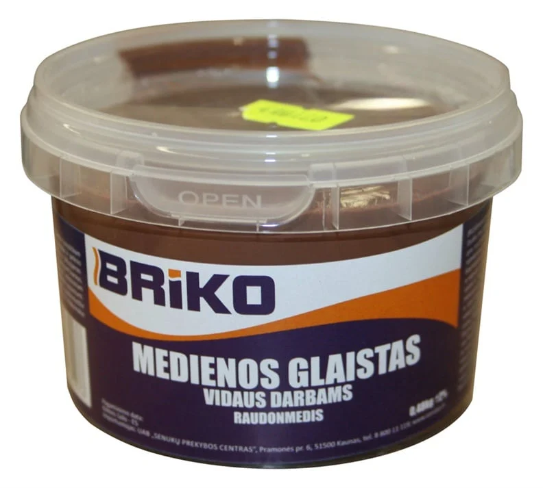 SPACKLING BRICKO FOR WOOD RED. 0.48KG
