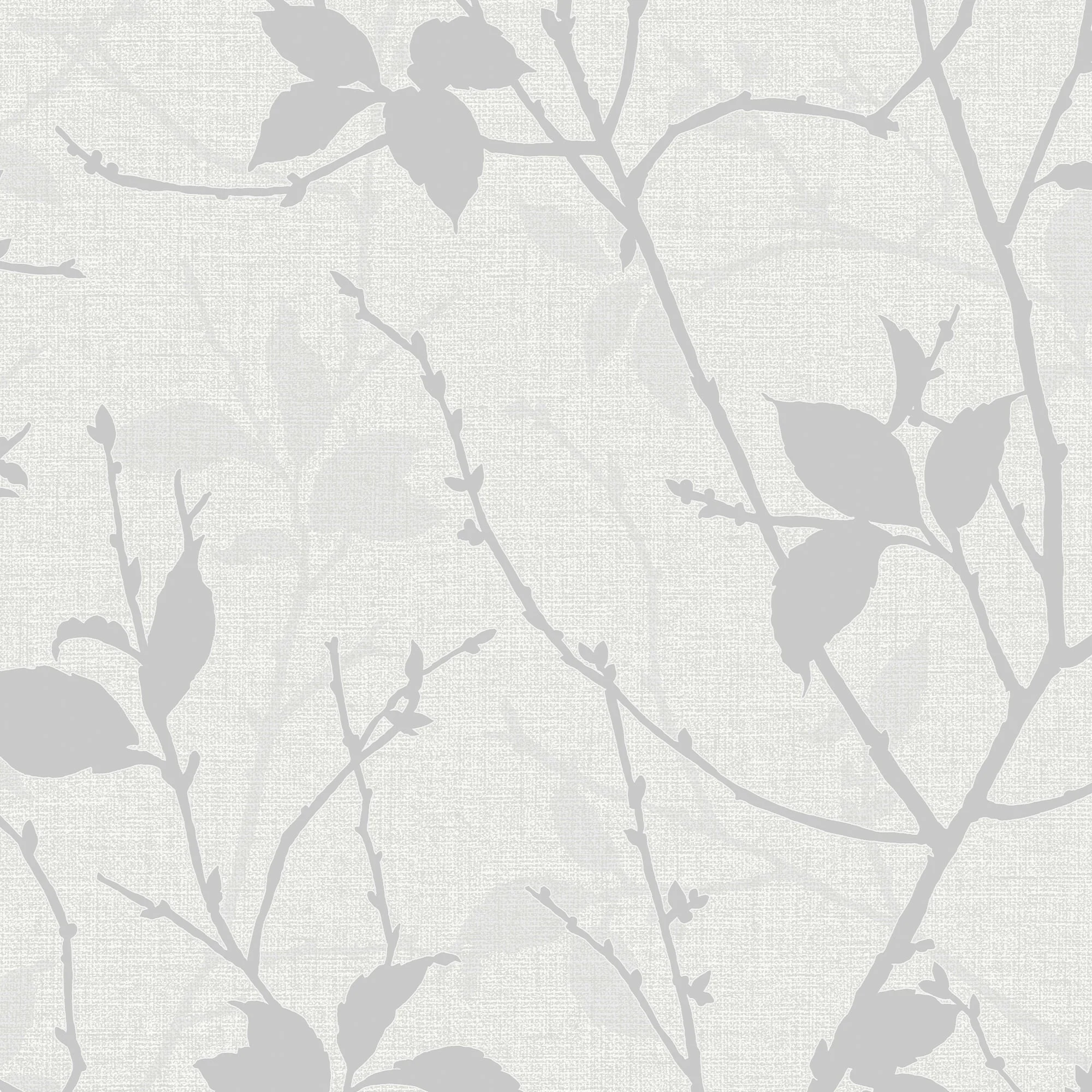 WALLPAPER VINYL 122433 BELLE WHITE/SILVER