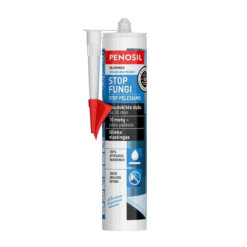 SILICONE PENOSIL STOP FUNGI 310ML WHITE