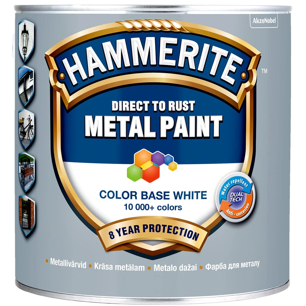 METĀLA KRĀSA HAMMERITE SMOOTH BC 2.35L