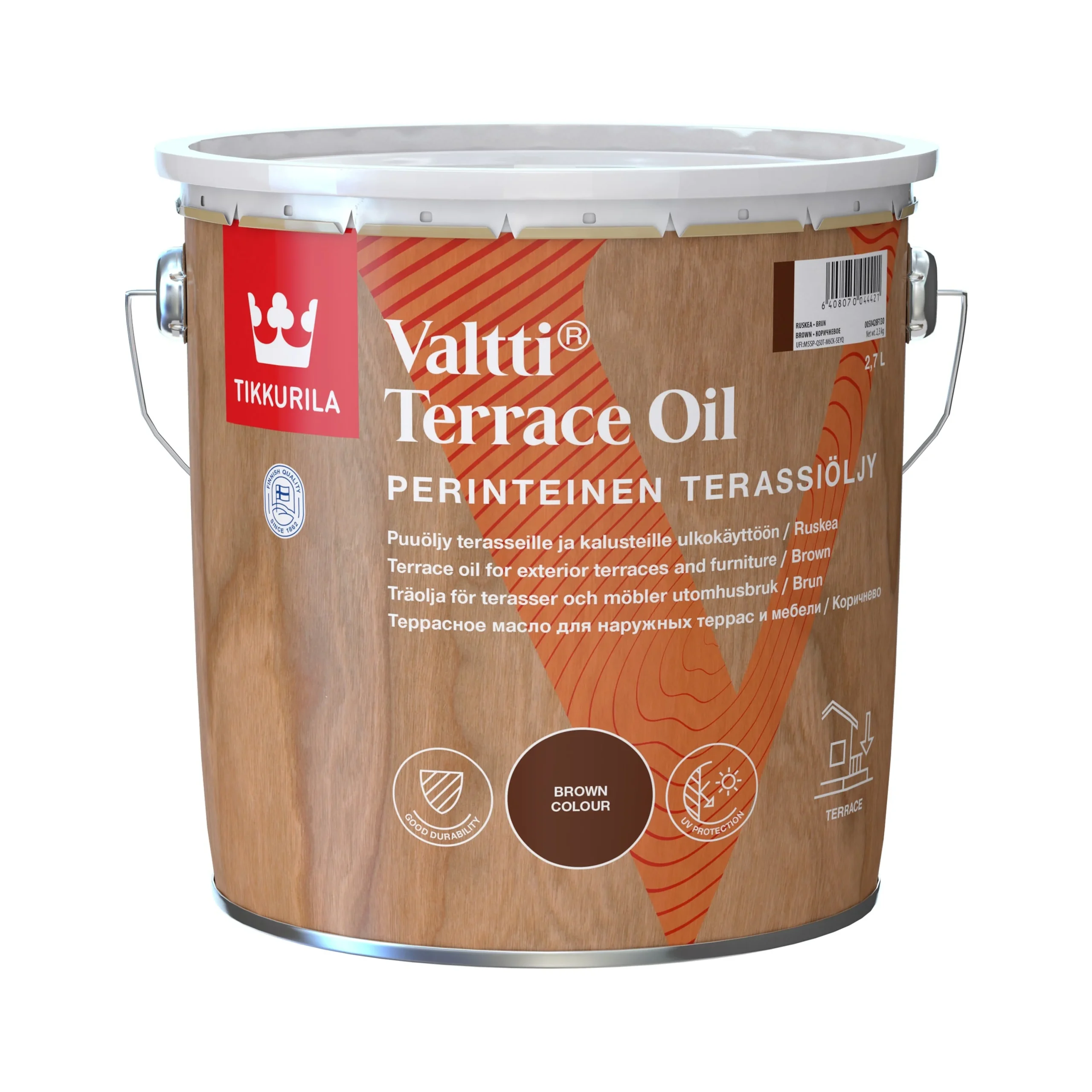 VALTTI TERRACE OIL BROWN 2.7L