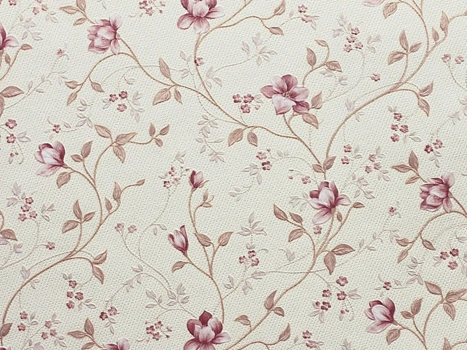 PAPER WALLPAPER B266 6301-06 FLOWERS