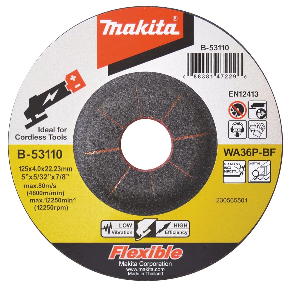 GRINDING DISK MAKITA FLEXIBLE B-53110
