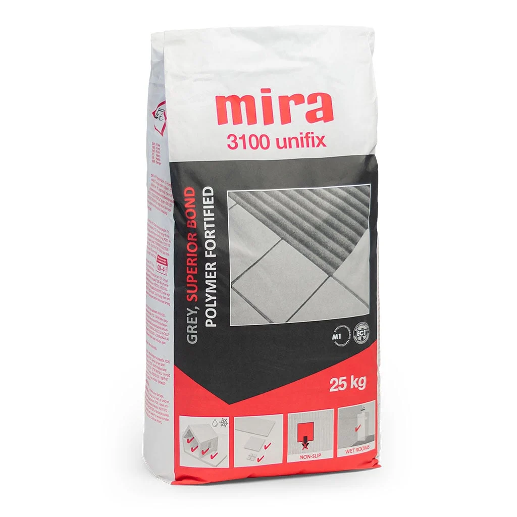 TILE ADHESIVE 3100 UNIFIX 25KG GRAY