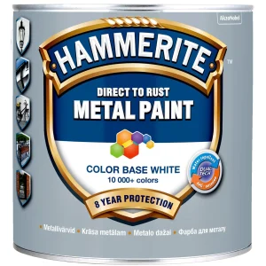 METĀLA KRĀSA HAMMERITE SMOOTH BW 2.5L