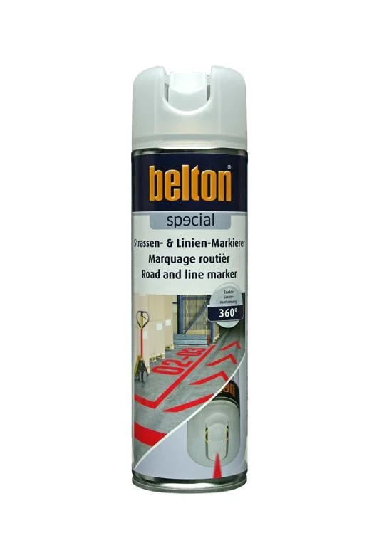 AEROSOL PAINT. ROAD MARKING 360 RED 500 ML