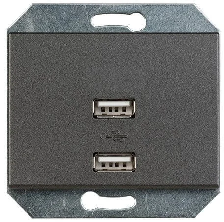 USB SOCKET 5V DC 3.4 A XP BLACK