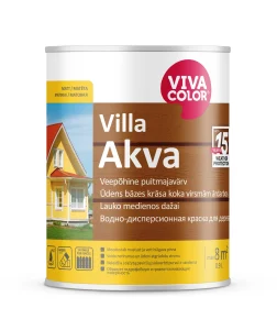 КРАСКА ДЛЯ ДЕРЕВА VILLA AKVA A 0,9L